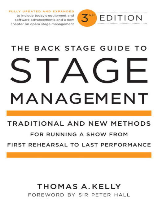 Title details for The Back Stage Guide to Stage Management by Thomas A. Kelly - Wait list